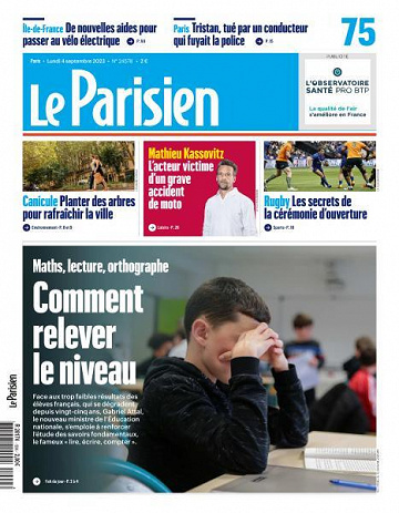 Le Parisien - 4 Septembre 2023