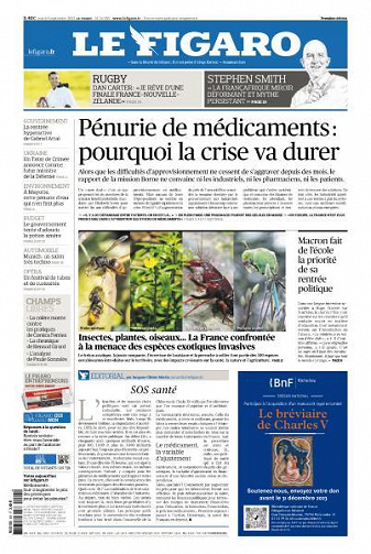 Le Figaro du Mardi 5 Septembre 2023