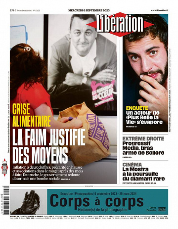 Libération du Mercredi 6 Septembre 2023