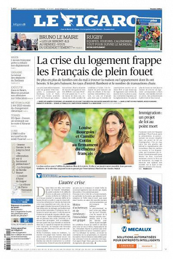 Le Figaro du Mercredi 6 Septembre 2023