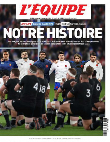 L’equipe du Mercredi 6 Septembre 2023
