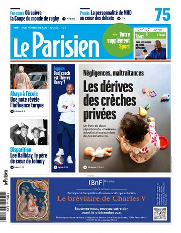 Le Parisien - 7 Septembre 2023