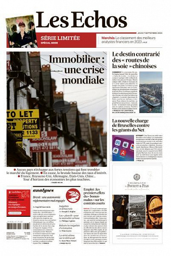 Les Echos du Jeudi 7 Septembre 2023