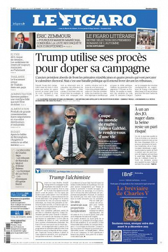 Le Figaro du Jeudi 7 Septembre 2023