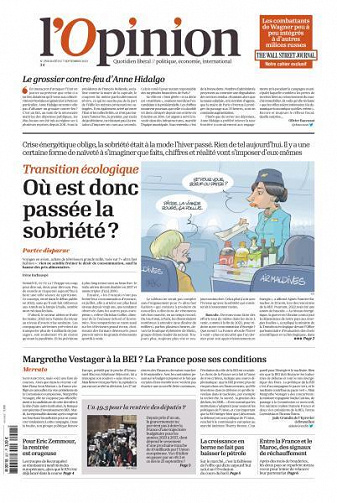 L’Opinion - 7 Septembre 2023