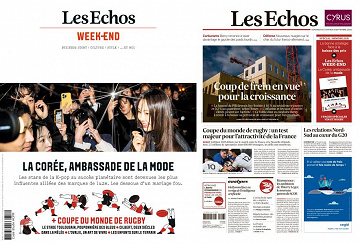 Pack Les Echos + Les Echos Week-end - 8 Septembre 2023Pack Les Echos + Les Echos Week-end - 8 Septembre 2023