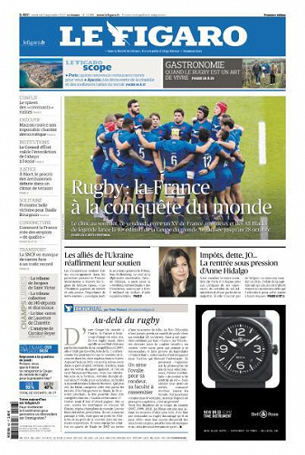 Le Figaro du Vendredi 8 Septembre 2023