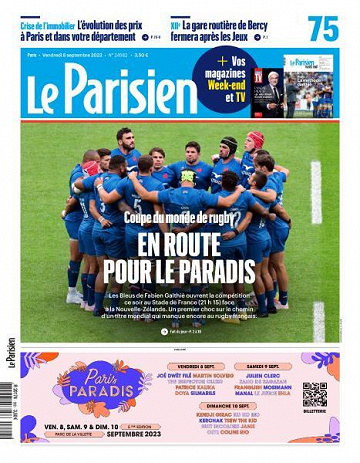 Le Parisien - 8 Septembre 2023