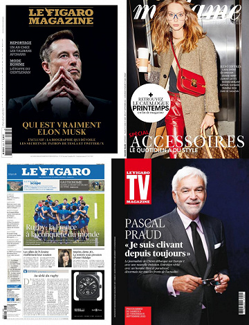 Pack Le Figaro et ses 3 suppléments - Vendredi 8 Septembre 2023