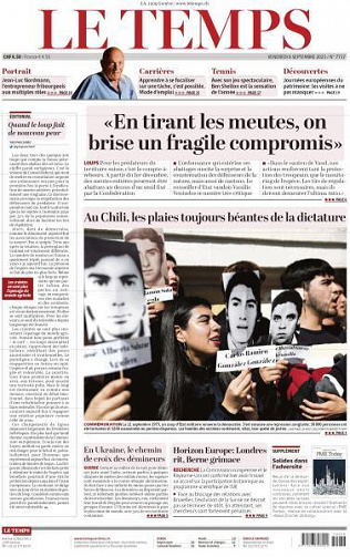 Le Temps - 8 Septembre 2023