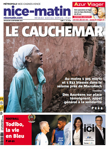 Nice-Matin, Var-Matin, Monaco-Matin du Dimanche 10 Septembre 2023