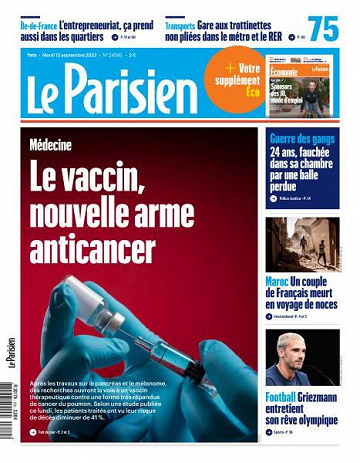 Le Parisien - 12 Septembre 2023