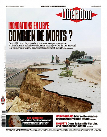 Libération du Mercredi 13 Septembre 2023