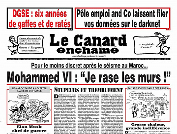 Le Canard Enchaîné Du Mercredi 13 Septembre 2023