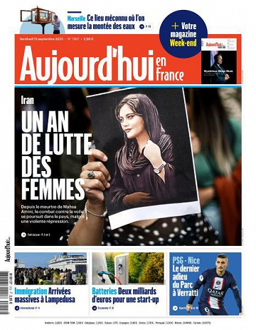 Aujourd’hui en France - 15 Septembre 2023