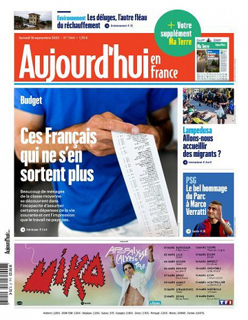 Aujourd’hui en France - 16 Septembre 2023