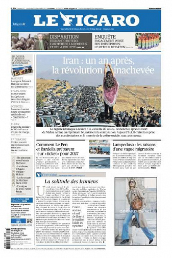 Le Figaro du Samedi 16 et Dimanche 17 Septembre 2023