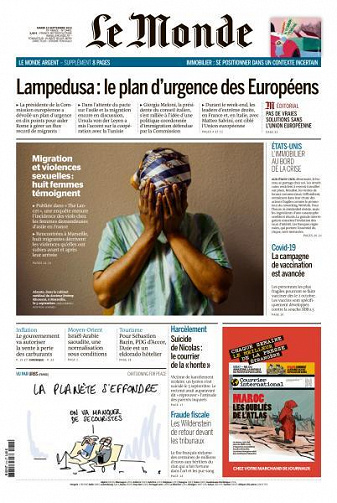 Le Monde du Mardi 19 Septembre 2023
