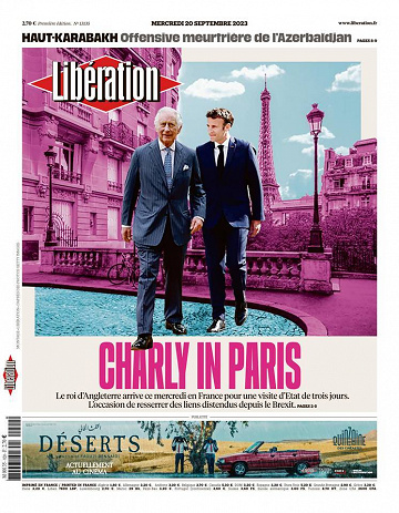 Libération du Mercredi 20 Septembre 2023