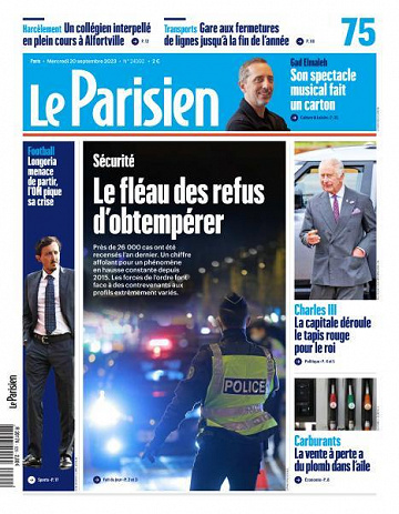 Le Parisien - 20 Septembre 2023