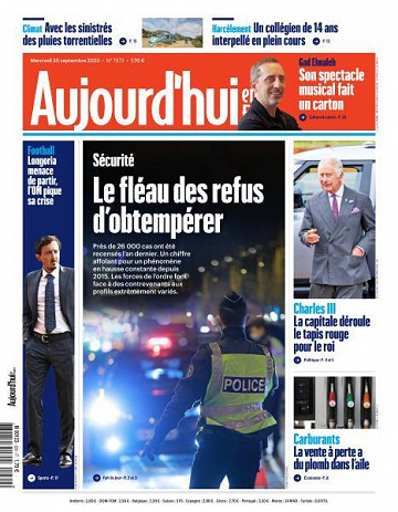 Aujourd’hui en France - 20 Septembre 2023