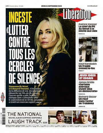 Libération du Jeudi 21 Septembre 2023