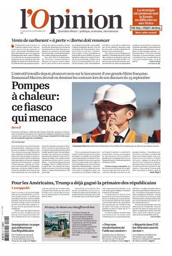 L’Opinion - 21 Septembre 2023