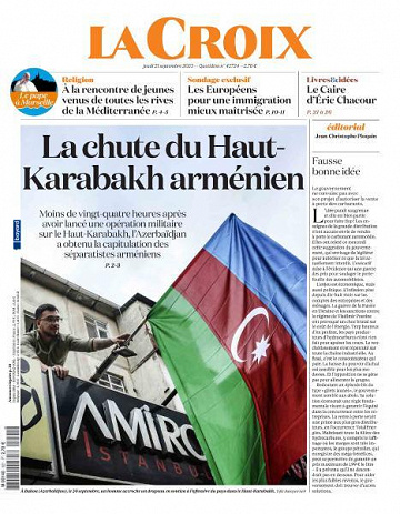 La Croix - 21 Septembre 2023