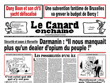 Le Canard Enchaîné Du Mercredi 20 Septembre 2023