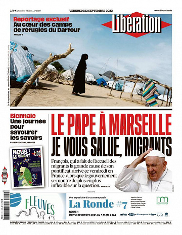 Libération du Vendredi 22 Septembre 2023