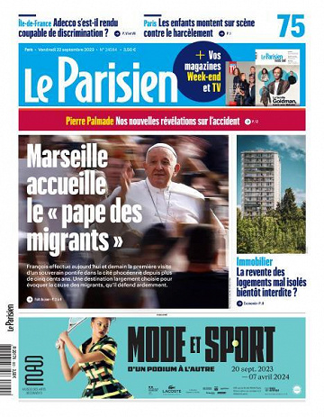Le Parisien - 22 Septembre 2023