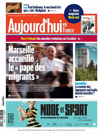 Aujourd’hui en France - 22 Septembre 2023