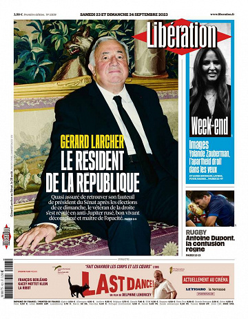 Libération du Samedi 23 et Dimanche 24 Septembre 2023
