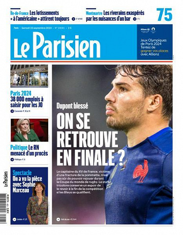 Le Parisien - 23 Septembre 2023