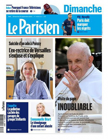 Le Parisien - 24 Septembre 2023