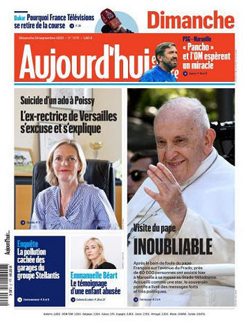 Aujourd’hui en France - 24 Septembre 2023