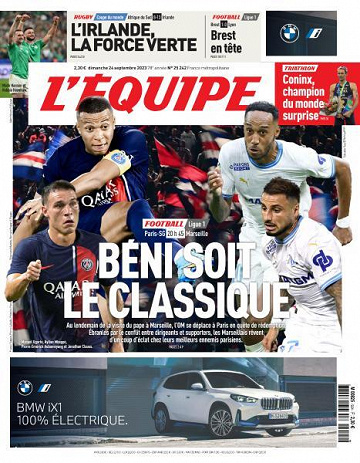 L’equipe du Dimanche 24 Septembre 2023