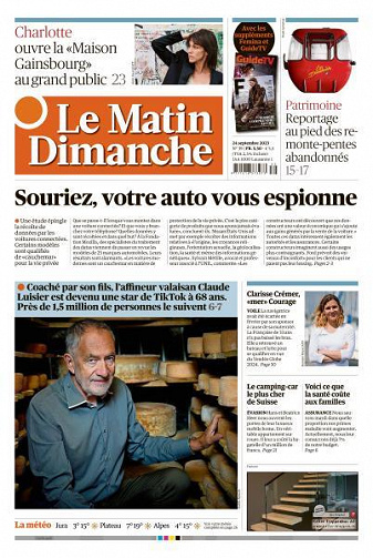 Le Matin Dimanche - 24 Septembre 2023