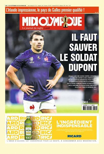 Midi Olympique Rouge - 25 Septembre 2023