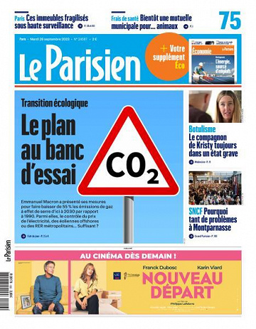 Le Parisien - 26 Septembre 2023