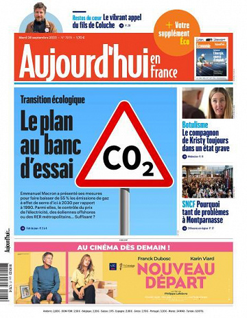 Aujourd’hui en France - 26 Septembre 2023