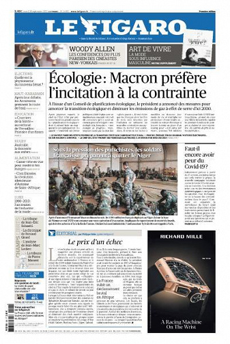 Le Figaro du Mardi 26 Septembre 2023