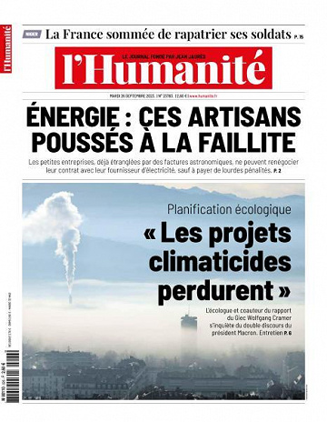 L’Humanite - 26 Septembre 2023