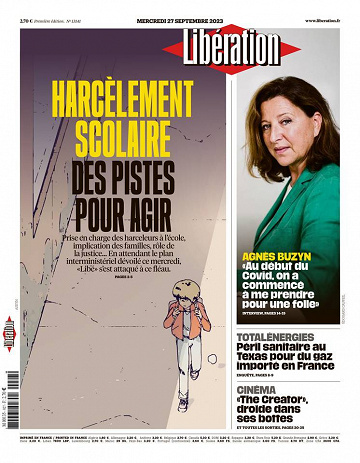 Libération du Mercredi 27 Septembre 2023