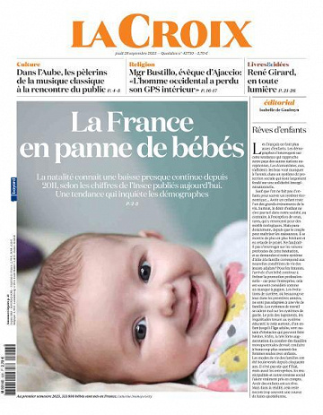 La Croix - 28 Septembre 2023