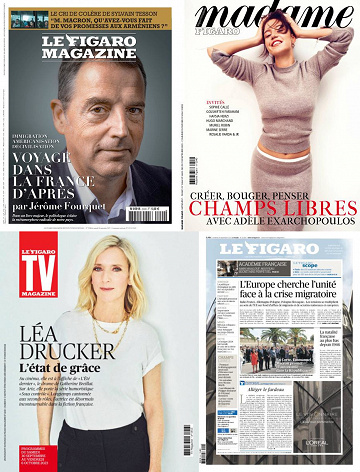 Pack Le Figaro et ses 3 suppléments - Vendredi 29 Septembre 2023
