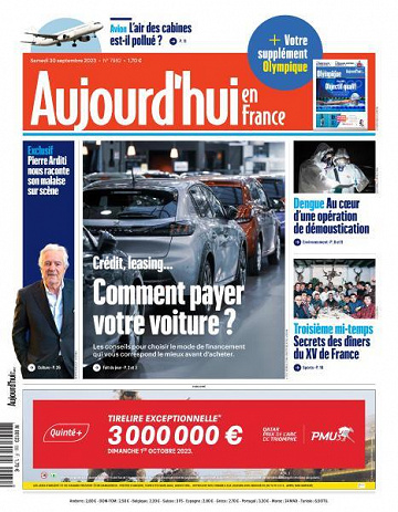 Aujourd’hui en France - 30 Septembre 2023
