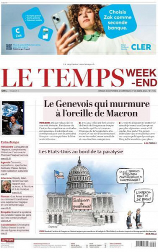 Le Temps - 30 Septembre 2023