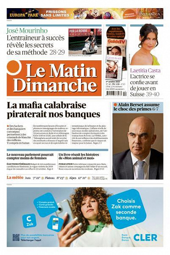 Le Matin Dimanche - 1er Octobre 2023