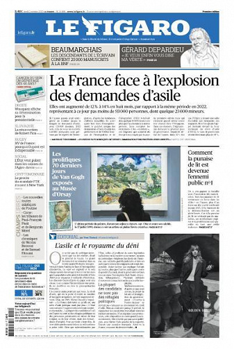 Le Figaro du Lundi 2 Octobre 2023